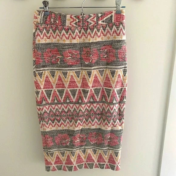 FREE PEOPLE Mendocino Midi Skirt Size XS - Picture 3 of 6